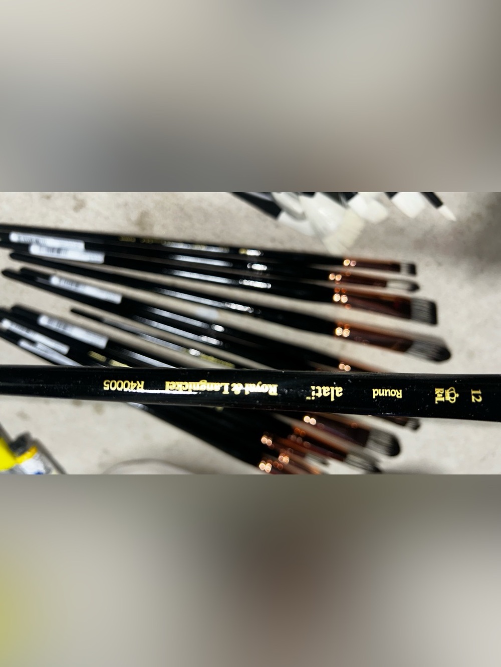 Royal and Langnickel acrylic/oil brushes